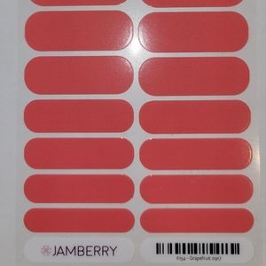 Jamberry Grapefruit nail wraps
